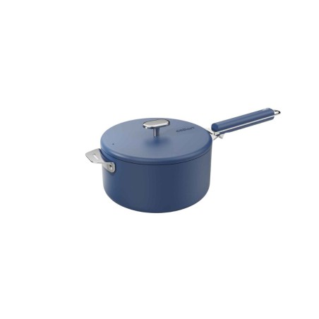 La Merveilleuse Cookut – Casserole inox sans nickel 20 cm – Bleu myrtille | 3L, tous feux + four