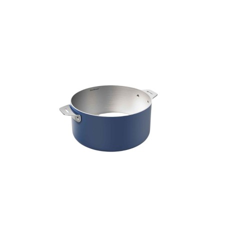 La Merveilleuse Cookut – Casserole inox sans nickel 20 cm – Bleu myrtille | 3L, tous feux + four