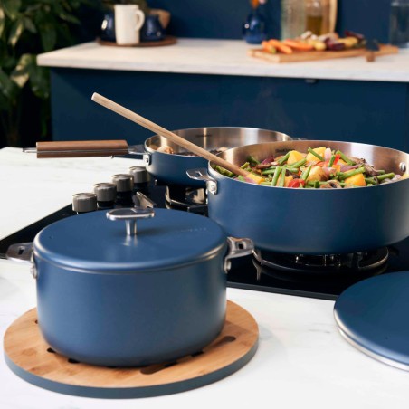 Couvercle 20 cm La Merveilleuse – Cookut – Bleu myrtille | Pour casserole inox sans nickel