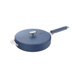 Couvercle 24 cm La Merveilleuse – Cookut – Bleu Myrtille | Pour poêle inox sans nickel