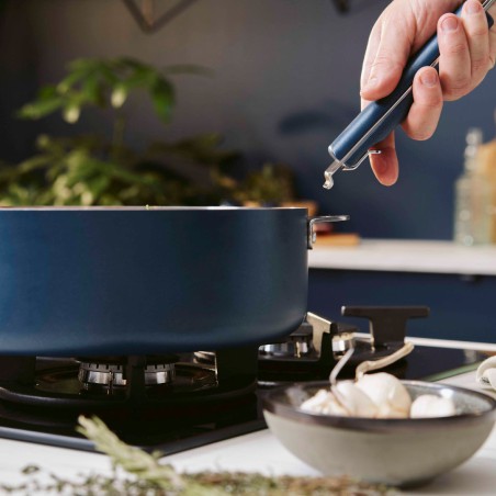 Poignée amovible Cookut – inox – Bleu Myrtille | Pour casseroles & poêles La Merveilleuse