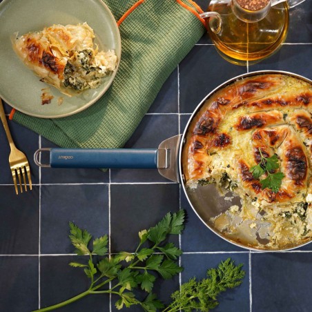 Poignée amovible Cookut – inox – Bleu Myrtille | Pour casseroles & poêles La Merveilleuse