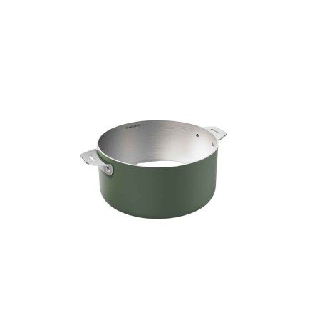 La Merveilleuse Cookut – Casserole inox sans nickel 20 cm – Vert Fougére | 3L, tous feux + four