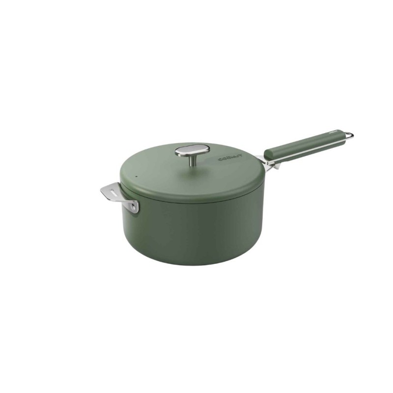 La Merveilleuse Cookut – Casserole inox sans nickel 20 cm – Vert Fougére | 3L, tous feux + four