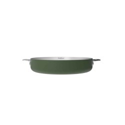 Poêle inox Cookut La Merveilleuse 24 cm – Vert Fougére | Sans nickel, tous feux, 2 L 