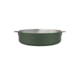 Sauteuse inox Cookut La Merveilleuse 28 cm – Vert Fougére  | Sans nickel, 4,5 L, tous feux + four 