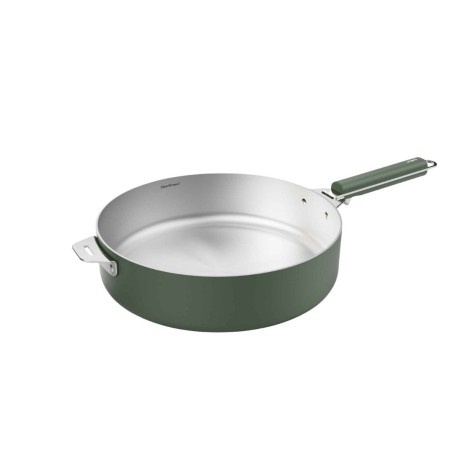 Sauteuse inox Cookut La Merveilleuse 28 cm – Vert Fougére  | Sans nickel, 4,5 L, tous feux + four 