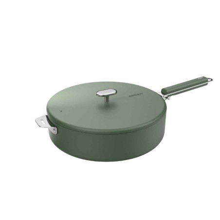 Poignée amovible Cookut – inox – Vert Fougére | Pour casseroles & poêles La Merveilleuse