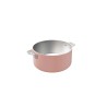 La Merveilleuse Cookut – Casserole inox sans nickel 20 cm – Rose Guimauve | 3L, tous feux + four 