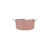 La Merveilleuse Cookut – Casserole inox sans nickel 20 cm – Rose Guimauve | 3L, tous feux + four