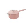 La Merveilleuse Cookut – Casserole inox sans nickel 20 cm – Rose Guimauve | 3L, tous feux + four 