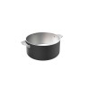 La Merveilleuse Cookut – Casserole inox sans nickel 20 cm – Noir Graphite | 3L, tous feux + four