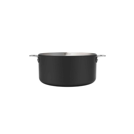 La Merveilleuse Cookut – Casserole inox sans nickel 20 cm – Noir Graphite | 3L, tous feux + four