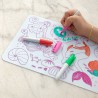 Mini Coloriage Réutilisable Sirène – Set de table en silicone SuperPetit