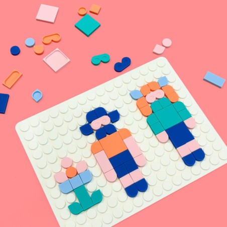 Mini Coloriage Réutilisable Dino – Set de table en silicone SuperPetit