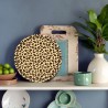 Plateau Léopard Rond « le Classique » – Plateau déco en bois stratifié | Coco&Co