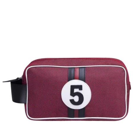 Trousse de toilette en tissu Bobby rouge 5
