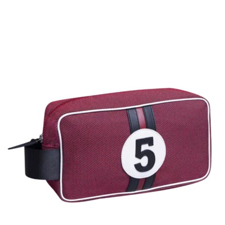 Trousse de toilette en tissu Bobby rouge 5