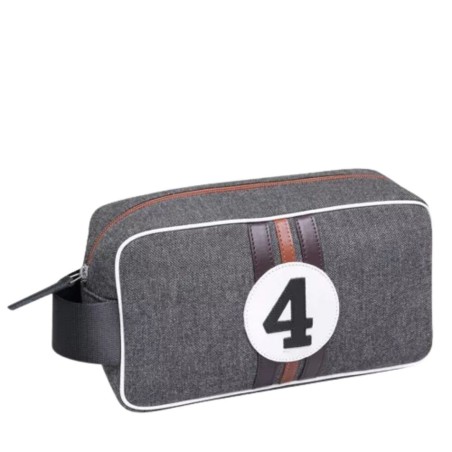 Trousse de toilette en tissu Bobby argile 4