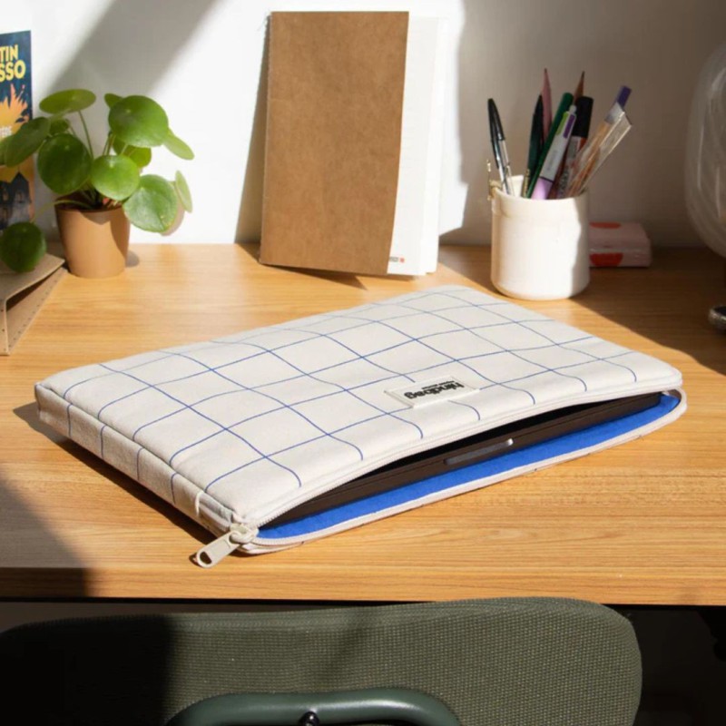 Housse de protection pour ordinateur en coton bio GOTS – 13" et 15"