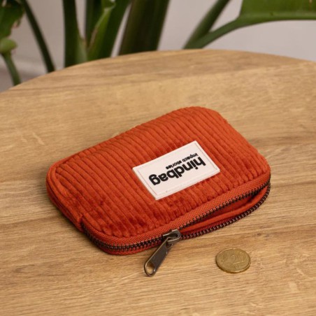 Porte-monnaie en coton bio GOTS – Hindbag