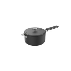 Poignée amovible Cookut – inox – Noir Graphite | Pour casseroles & poêles La Merveilleuse