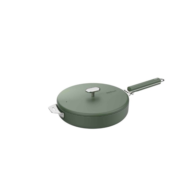 Poignée amovible Cookut – inox – Vert Fougére | Pour casseroles & poêles La Merveilleuse