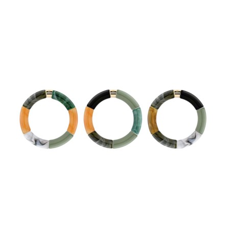 Bracelet Pipoca – Bijou résine ou acrylique & acier doré à l'or fin – Parabaya | Lucie in the R