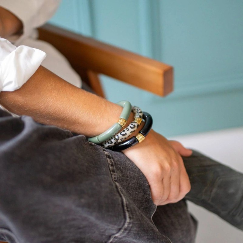 Bracelet Pipoca – Bijou résine ou acrylique & acier doré à l'or fin – Parabaya | Lucie in the R