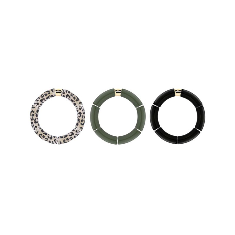 Bracelet Pipoca – Bijou résine ou acrylique & acier doré à l'or fin – Parabaya | Lucie in the R