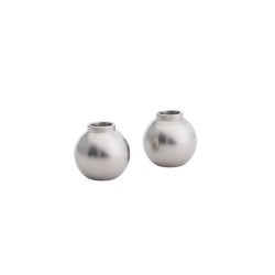 Duo Bougeoirs Gemmes Inox – Bougeoirs empilables pour bougies fines | Maison Pechavy