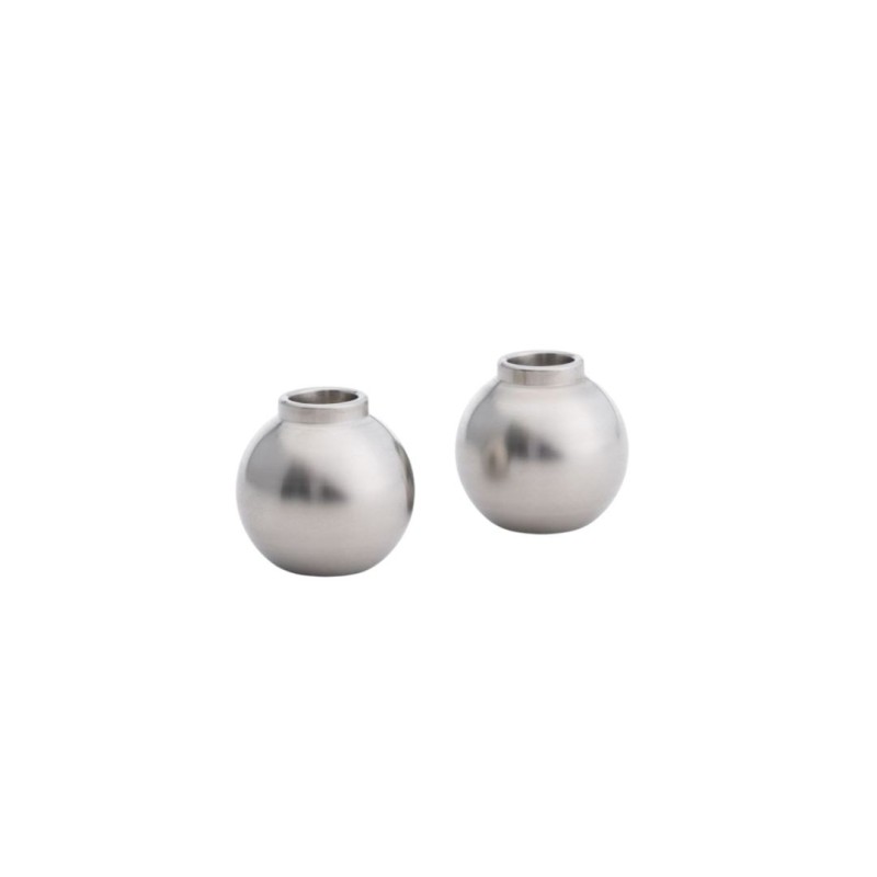 Duo Bougeoirs Gemmes Inox – Bougeoirs empilables pour bougies fines | Maison Pechavy