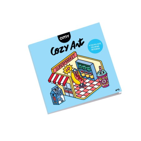 Livre à colorier Cozy Art – OMY | moments cocooning & créatif