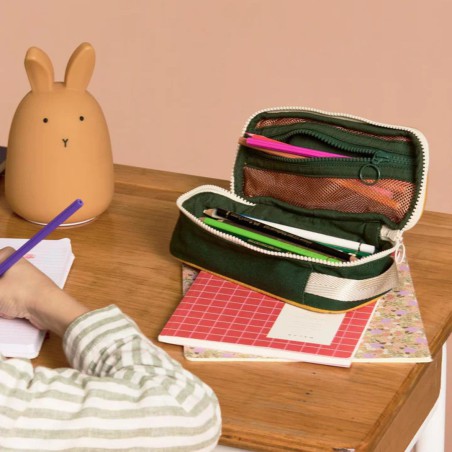 Trousse Max Tricolore Bleu électrique – Trousse enfant & ado | Hindbag