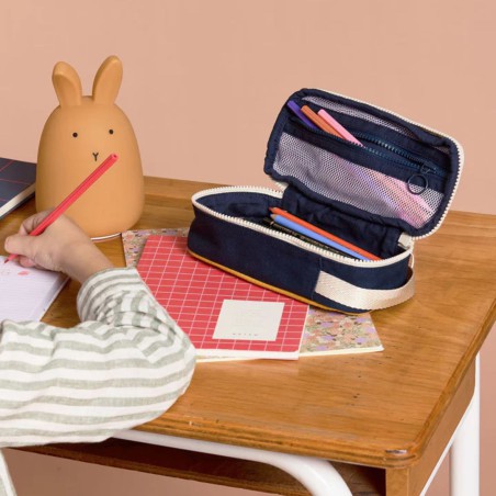 Trousse Max Tricolore Lilas – Trousse enfant & ado | Hindbag