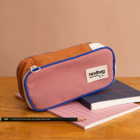 Trousse Max Tricolore Rose Blush – Trousse enfant & ado | Hindbag