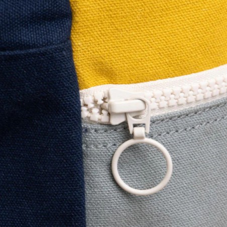 Sac à dos Arthur Tricolore Safran et Sauge – Sac scolaire & lifestyle | Hindbag