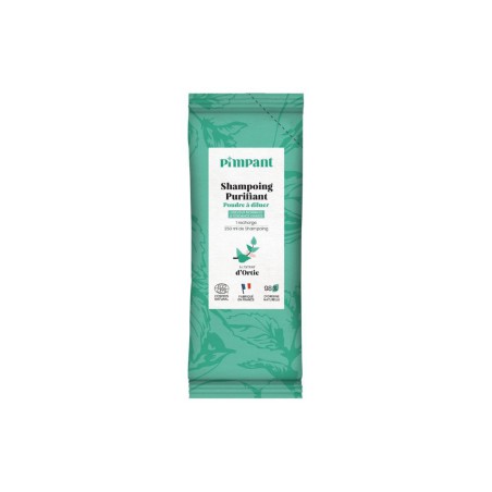 Shampoing purifiant poudre à diluer 20g - Pimpant