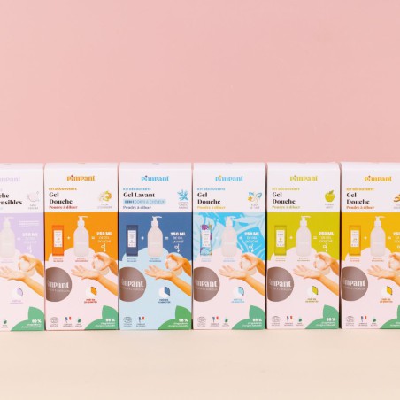 Kit découverte gel douche Fleur d'oranger (1 bouteille + 1 stick) - Pimpant