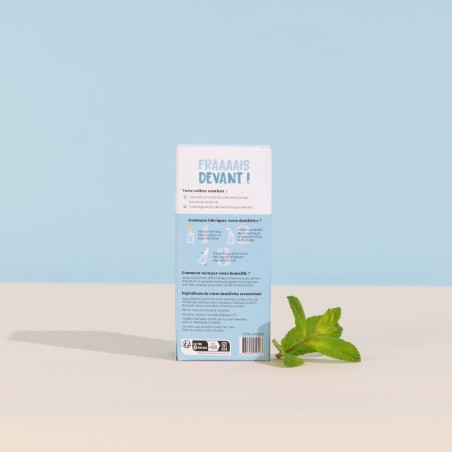 Kit dentifrice naturel menthe Pimpant rechargeable | Lucie in the R