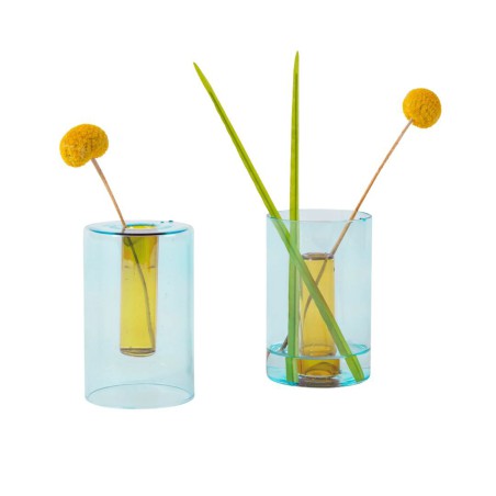 Vase Réversible en Verre Small – Vase 2-en-1 design | Block Design