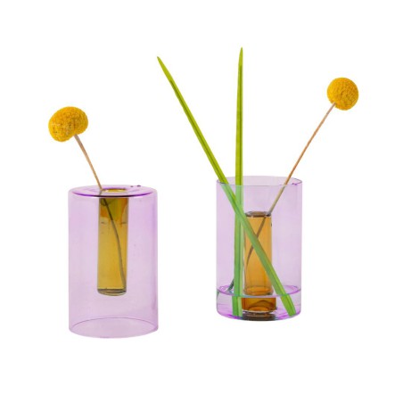 Vase Réversible en Verre Small – Vase 2-en-1 design | Block Design