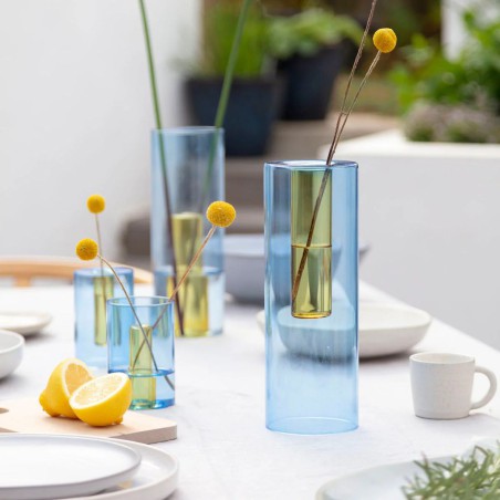 Vase Réversible en Verre Small – Vase 2-en-1 design | Block Design