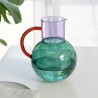 Carafe en verre Large Pablo - Teal Purple Amber