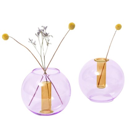 Bubble Vase Medium en verre borosilicate - Block Design