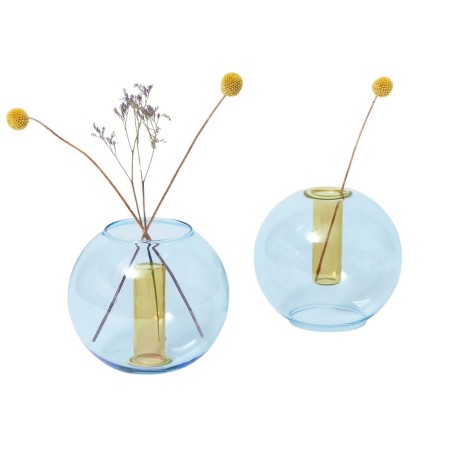 Bubble Vase Medium en verre borosilicate - Block Design