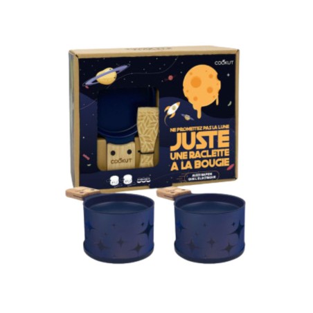 Coffret raclette à la bougie – Cookut, raclettes individuelles & bougies