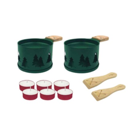 Coffret raclette à la bougie – Cookut, raclettes individuelles & bougies