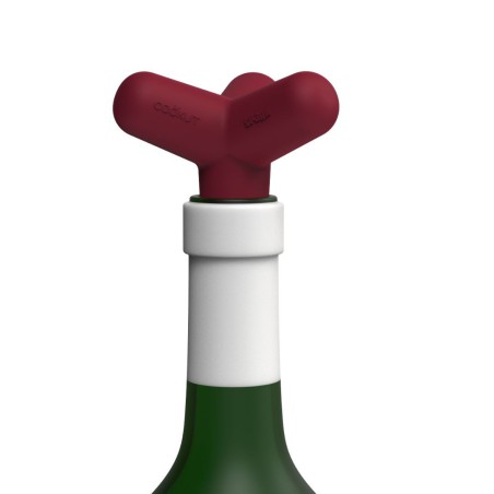 Bouchon de bouteille Spark - Rouge Passion Cookut – Étanche & coloré pour vins & bulles