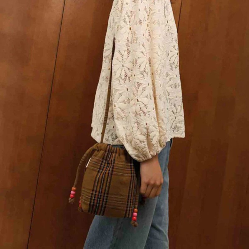 Mini Sac Billie tartan - Rose in April - Accessoire compact et stylé